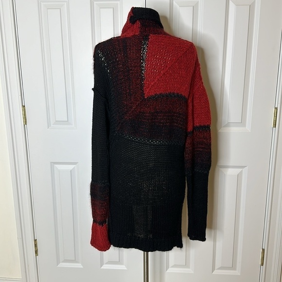 Isabel Benenato Alpaca Mohair Blend Open Cardigan Sz 42 - Picture 4 of 10